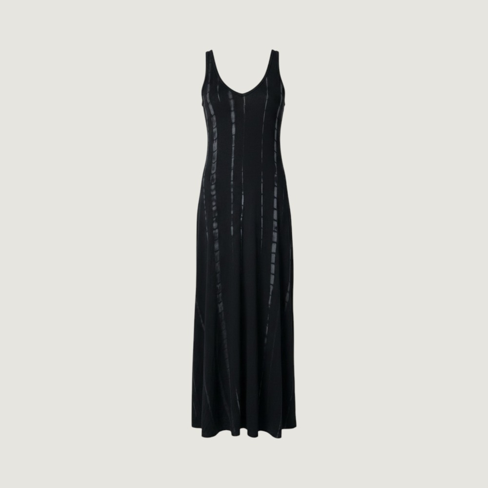 Renee C Long Maxi Dress Womens Small Boho Made In USA Stretchy Festival Summer